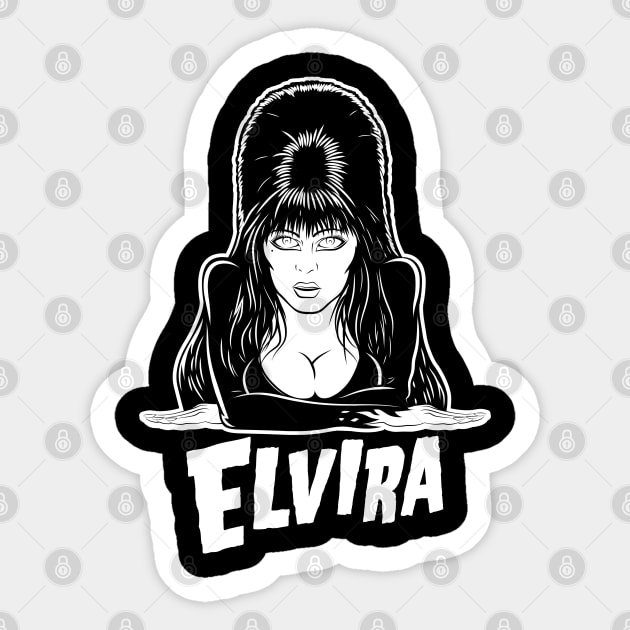 Elvira Sticker by Vamplify